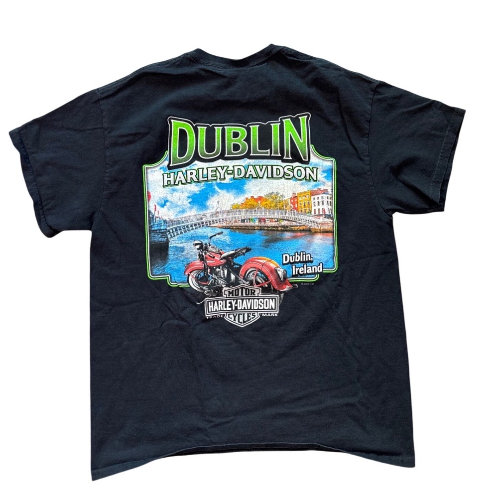 Harley Davidson Dublin Ireland T Shirt Size L